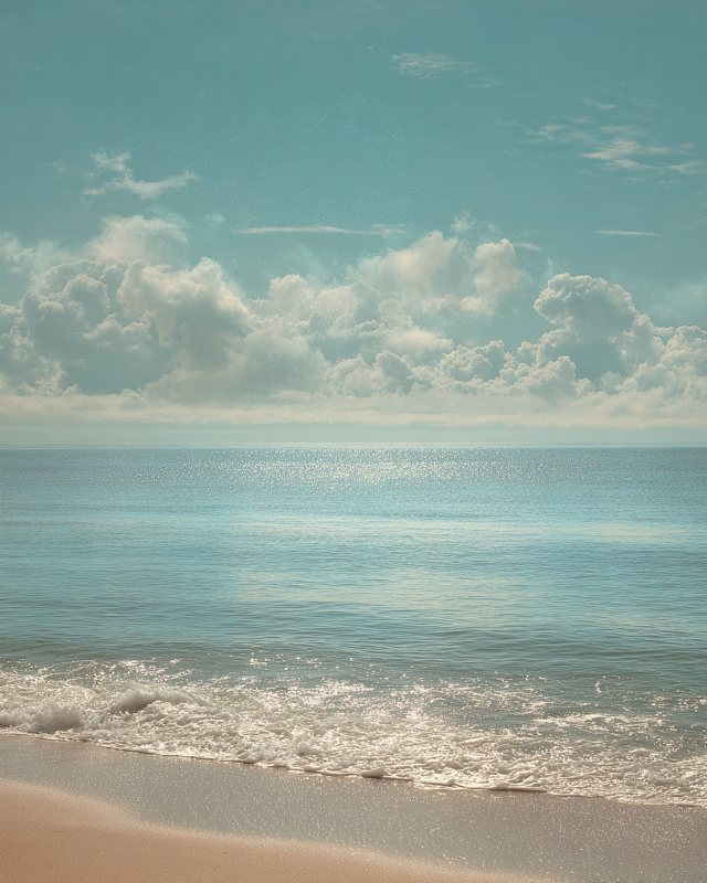 Calm Ocean Horizon II Printable Wall Art | Beach Landscape Digital Download — printable digital download