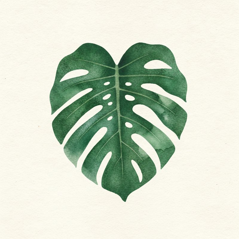 Botanical Monstera Print | Tropical Plant Wall Art | Instant Digital Download — printable digital download