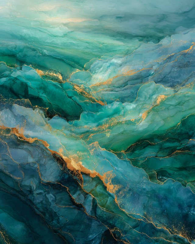 Layered Ocean Waves Printable Wall Art | Coastal Landscape Decor | Instant Digital Download — printable wall art digital download