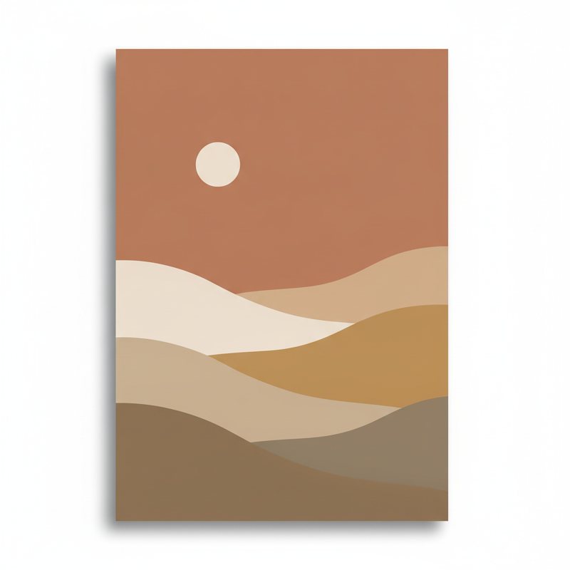 Boho Desert Dunes Abstract Wall Art | Printable Boho Home Decor | Instant Digital Download — printable digital download