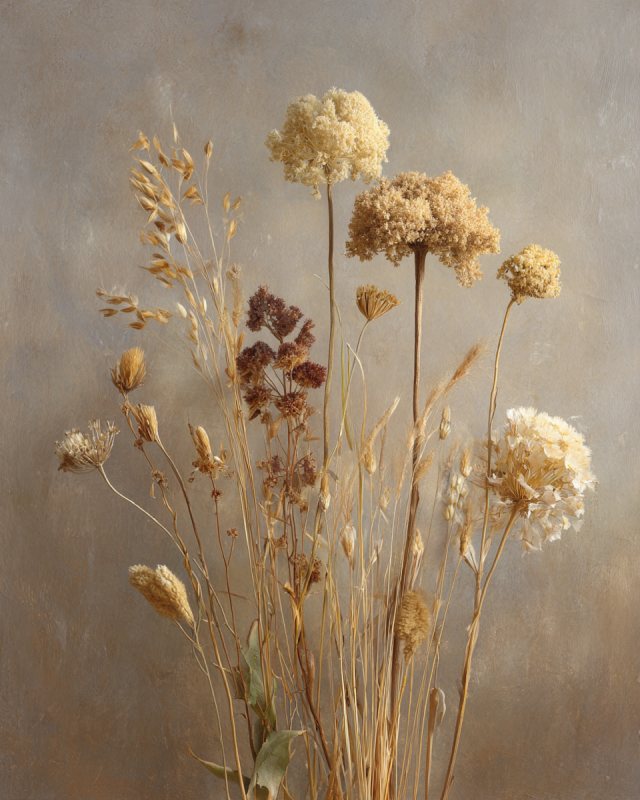 Delicate Meadow Grasses Wall Art | Printable Digital Download for Home Decor