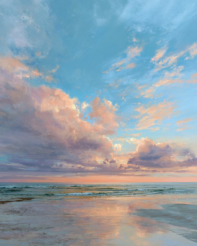 Golden Hour Seascape Wall Art | Printable Landscape Decor | Instant Digital Download — printable wall art digital download