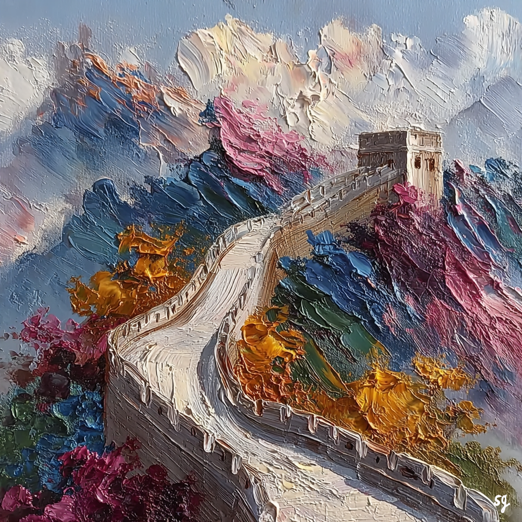 The Great Wall's Vibrant Sentinel