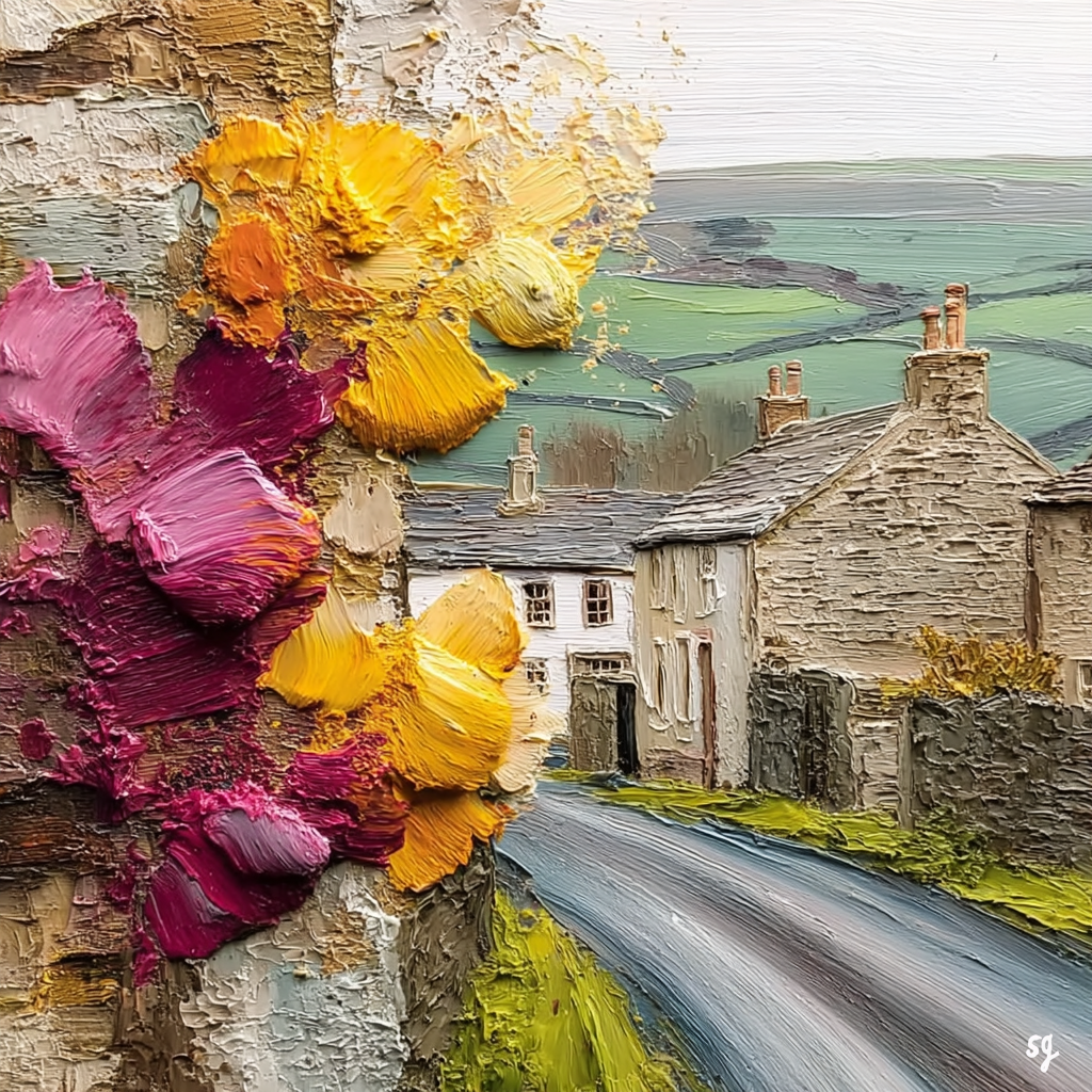 Rolling Hills and Village Charm