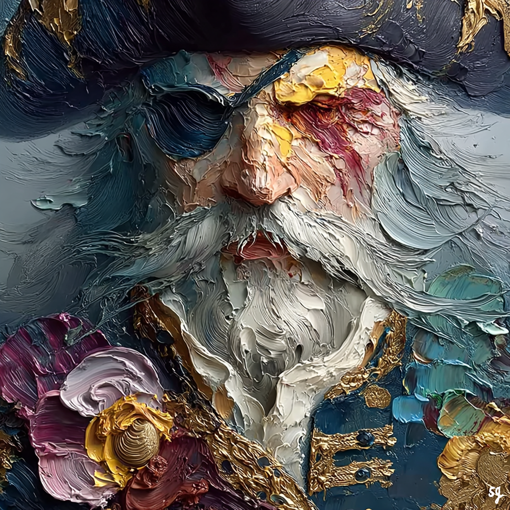 Majestic Elderly Gentleman Portrait