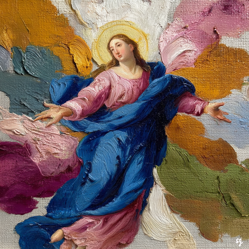 The Madonna of Radiant Wings