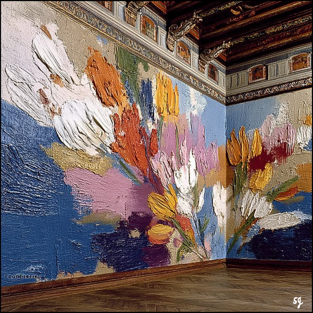 Vibrant Floral Corner Tableau