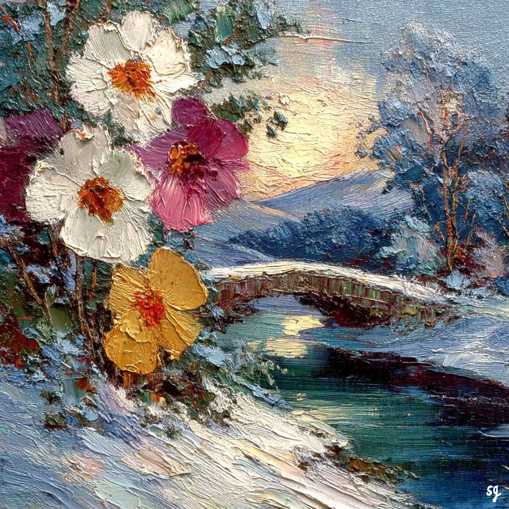 Winter's Gentle Bridge Serenade