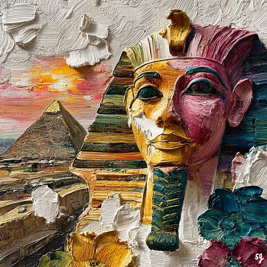 Sphinx at Sunset Glow