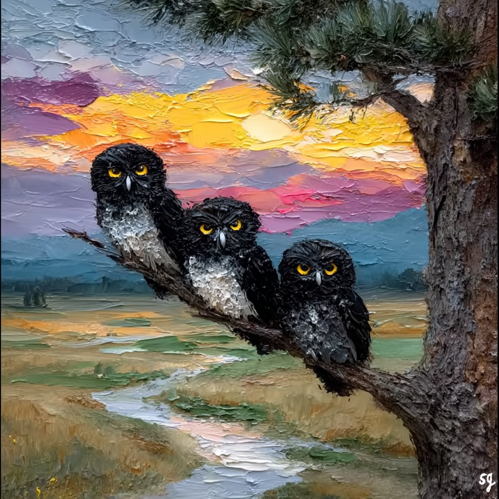 Owls at Sunset Vigil