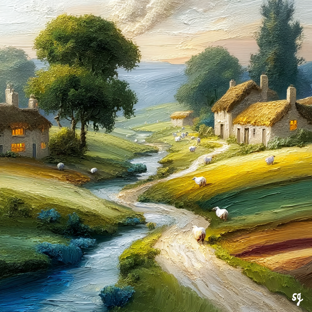 Golden Hour Rural Retreat