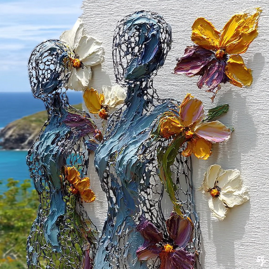 Ethereal Duo by the Sea