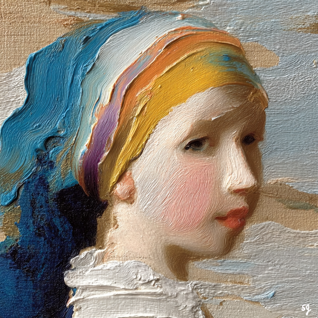 Girl with Turquoise Headwrap