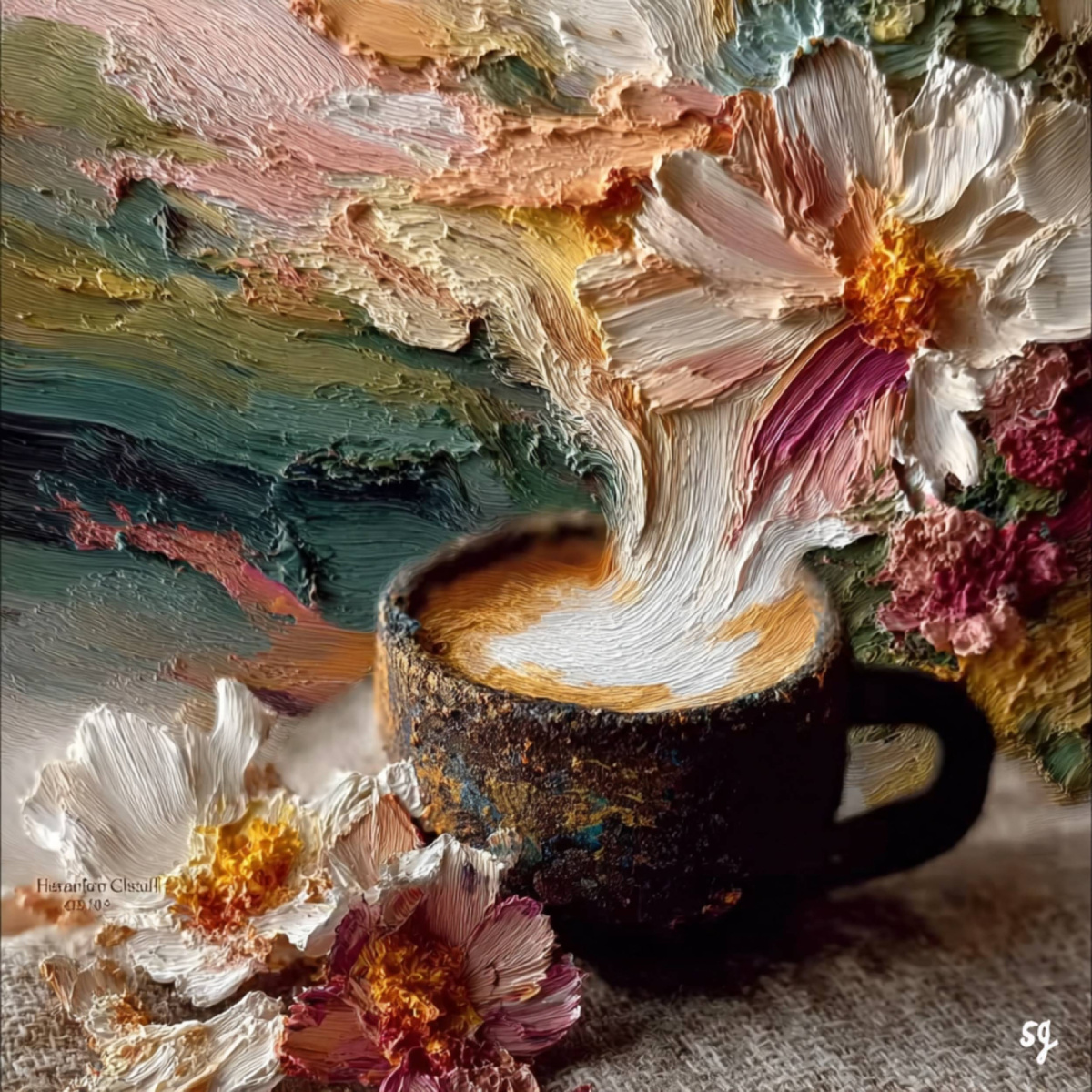 Floral Whispers in Morning Dew