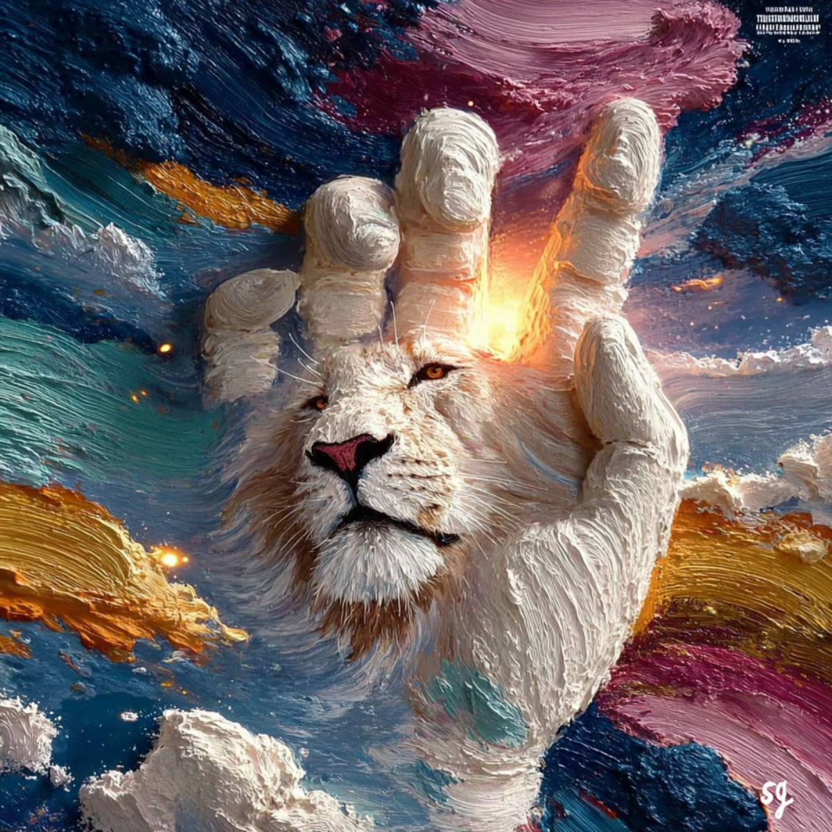 Hand of Radiant Lion Majesty